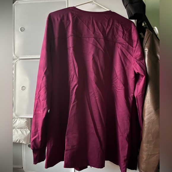 ASU Edson College of Nursing Maroon Scrub Jacket - Picture 6 of 6